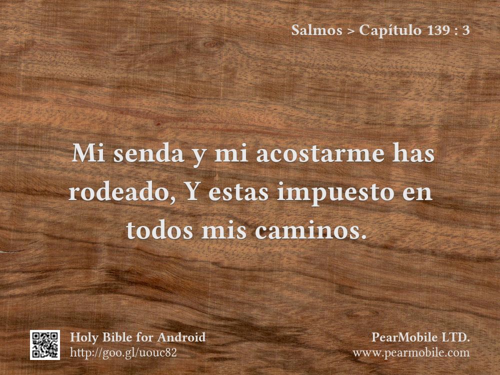 Salmos, Capítulo 139:3